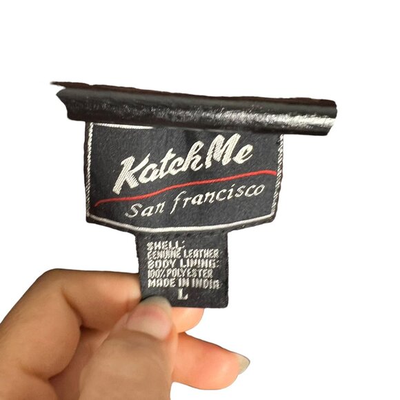 Vintage 90s Brown Suede Button Up Vest Large - Picture 3 of 6